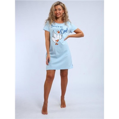 Сорочка "Агнесс" (Голубой)