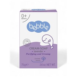 Крем-мыло детское Bebble с ароматом лаванды, 75 г
