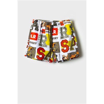 Шорты текстильные плавательные для мальчиков, средней длины PLAYTODAY, 1239579