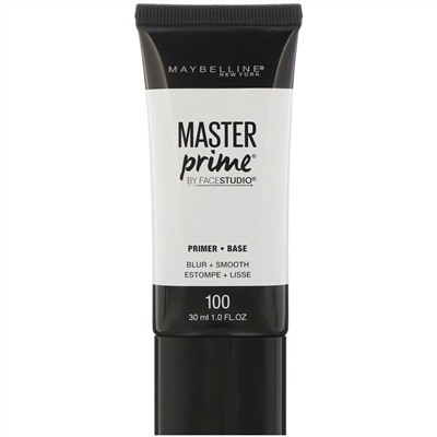 Maybelline, Основа под праймер FaceStudio, Master Prime, оттенок Blur + Smooth, 30 мл