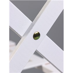 Подставка для цветов Greengo, 5 полок, 50×25×89 см, напольная, бамбук, белая