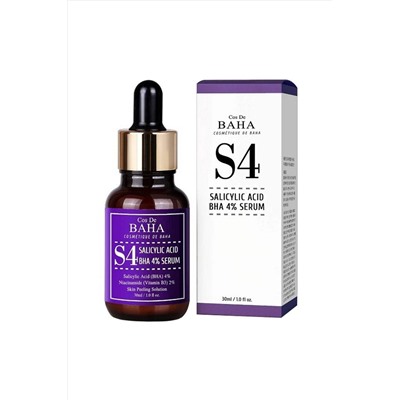 Cos De BAHA Сыворотка для лица с салициловой кислотой / S4 Salicylic Acid 4% Serum, 30 мл KRISTALLER, 1130076
