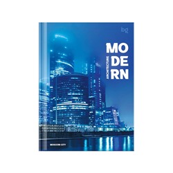 Блокнот А6, 80 листов, в клетку, Modern city, твердая обложка, глянцевая ламинация