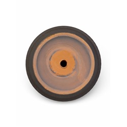 Горшок цветочный «Брюссель», 2.6 л, золотистый обод, серый