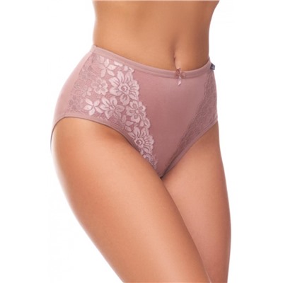 Трусы утягивающие с кружевом HoneyFormat 8005 (Кофе)