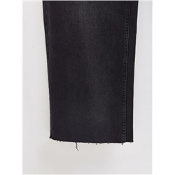 Plus size CONTE CON-718 Джинсы wide leg с эффектом потертости и необработанным краем