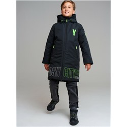 Пальто текстильное с полиуретановым покрытием для мальчиков