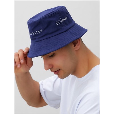 Панама с надписью MINAKU, синяя, размер 56-58