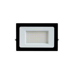 Прожектор светодиодный VKL Electric, 100 Вт, 12000 лм, 6500К, IP65, 220 В, чёрный, свечение холодное белое