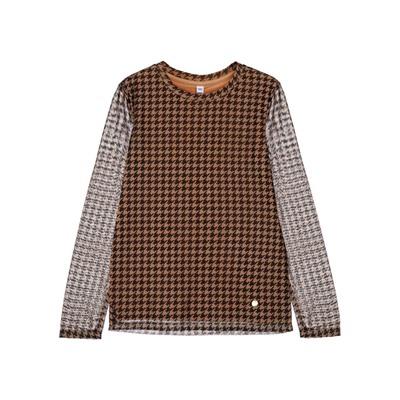 Фуфайка трикотажная для девочек (футболка с длинными рукавами)