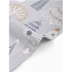 Набор сервировочных салфеток с декоративными кольцами Let it snow, 40×40 см - 4 шт., 100% хлопок, саржа 190 г/м²