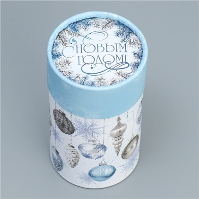 Коробка новогодняя подарочная «С Новым годом», 8×14.5 см