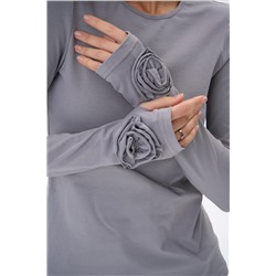 Лонгслив Эми (серый)