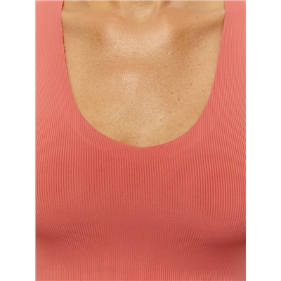 Omsa Топ 4. OmD 1143B Invisible Ribana Майка "Топ" женская (кроп-топ на широких бретелях с вкладышами), PA