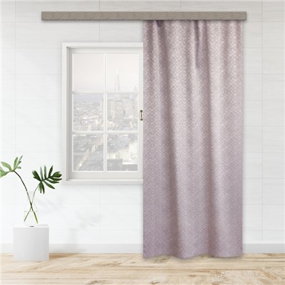 Штора портьерная Witerra «Инфини», 135×260 см, жаккард, розовая