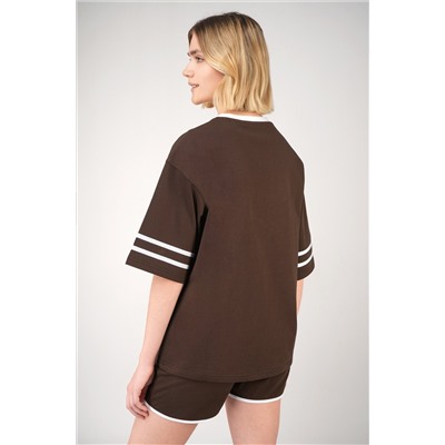 Женский костюм оверсайз из хлопка Happyfox