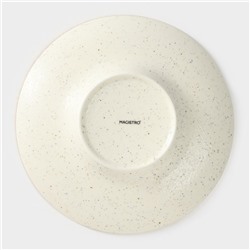 Тарелка для пасты Magistro Poursephona, 140 мл, d=21 см, фарфор, белая