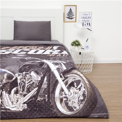 Покрывало 1.5-спальное «Этель» High score, 145×210±5 см, микрофибра