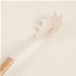 Ложка для спагетти SL Home, 33.5×7×5 см, бежевая