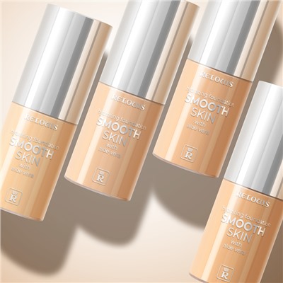 Крем тональный увлажняющий Smooth Skin с алоэ вера тон 03 золотистый бежевый