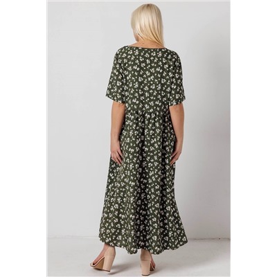 Платье  5915/110/Оливковый