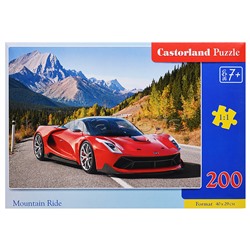 Пазлы 200 "Авто в горах"