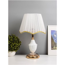 Лампа настольная 16141/1 E27 40 Вт бело-золотой RISALUX 5147895