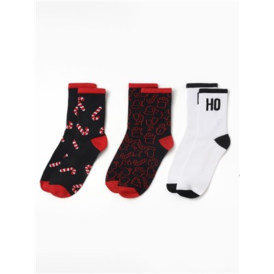 Подарочный набор термос и носки 3 пары KAFTAN «С новым годом» размер 41-44 (27-29 см)