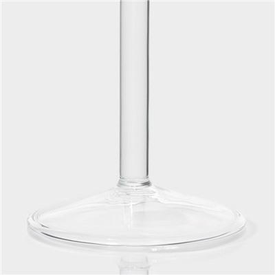 Бокал для коктейля Magistro «Лебедь», 170 мл, 7×20 см, с трубочкой, стекло, прозрачный