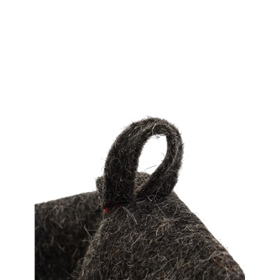 Шапка для бани и сауны «Пилотка», полиэфир 70%, шерсть 30%