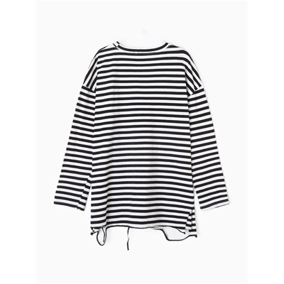 Лонгслив женский MINAKU: One Most Brand, принт широкая полоска, размер onesize