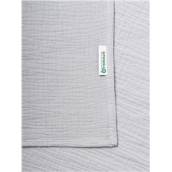 Полотенце - уголок муслиновое «Крошка Я», 75×75 см, хлопок 100%, серо-голубое