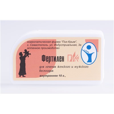 Фертилен-ПиК гомеопатические гранулы при бесплодии 10 гр.