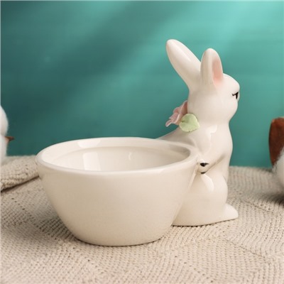 Подставка для мелочей TAKE IT EASY «Нежный кролик», 8×8×13 см, МИКС