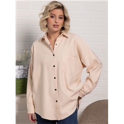 Рубашка Загадочная девушка (бежевая) Б15169-4М