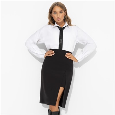 Юбка с имитацией многослойности, Будем ближе (элегант)