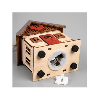 Подвеска световая «Дом охотника», 9×5.5×10 см, 1 LED, от батареек AG10×3, свечение тёплое белое