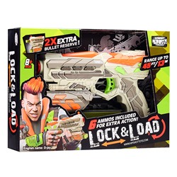 Бластер "Точно в цель" с мягкими пулями, в коробке