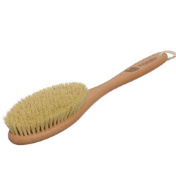 Kristaller Щётка для сухого массажа на ручке, тампико натуральное, 215 пучков 17079