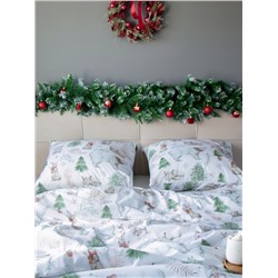 Постельное бельё евро «Этель» Forest history, поплин