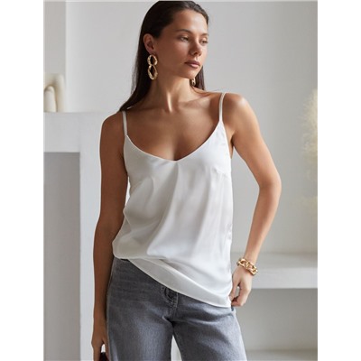 Топ из сатина