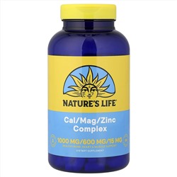 Nature's Life, Комплекс Cal / Mag / Zinc, 250 таблеток