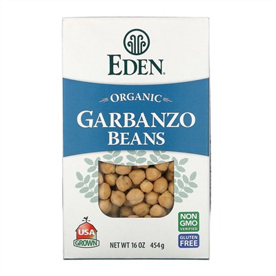 Eden Foods, Натуральные бобы нута, 16 унций (454 г)