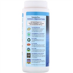 Nature's Plus, Kalmassure, магний в порошке, со вкусом освежающего розового лимонада, 400 мг, 408 г (0,90 фунта)