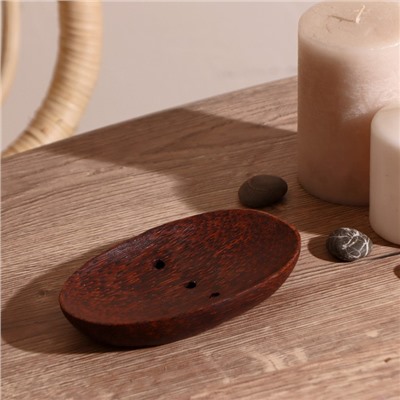 Мыльница из кокоса «Депок», 15 см