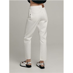 Straight CONTE CON-547 Джинсы на пуговицах из фактурного денима