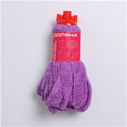 Насадка для швабры ленточная Доляна «Юбочка», микрофибра, 28×7×7 см, МИКС