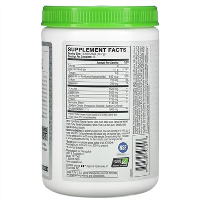 Xtend, The Original, Natural Zero, 7 г аминокислот с разветвленной цепью (BCAA), со вкусом голубичного лимонада, 367,5 г (13 унций)