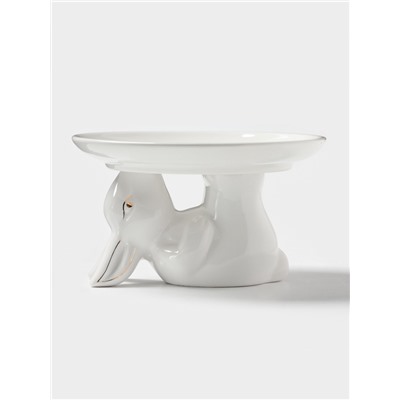 Блюдо для десертов Доляна «Зайка в золотом», 16×9.5 см