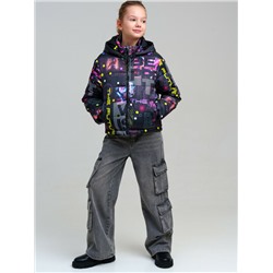 Куртка текстильная с полиуретановым покрытием для девочек